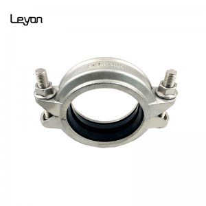 DN20-DN300 hot sale stainless steel grooved pipe fitting Rigid grooved joint
