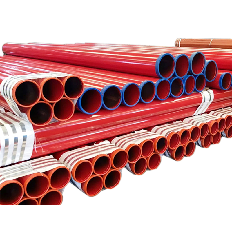 A106 Red Colour UL FM Certificated ERW Carbon Fire Sprinkler Fire Fighting Pipes Price Featured Image