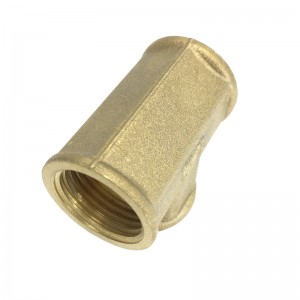 1/2 inch brass pipe fitting three way tee with female threads Brass Chrome Plating tee
