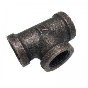 Best Quality Light Low Price Female Copper Plating Tee for DIY Pipe Fittings