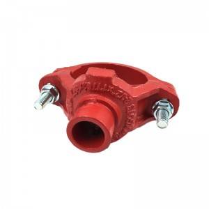 UL FM Approved Cast/Ductile Iron Grooved Fittings Mechanical Tee