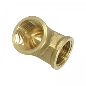1/2” chorme plating brass 90 degree elbow with female threads bend