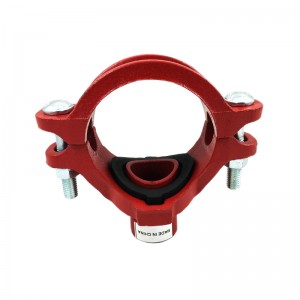 High Standard Cast/Ductile Iron Grooved / Threaded Mechanical Tee -FM/UL Listed