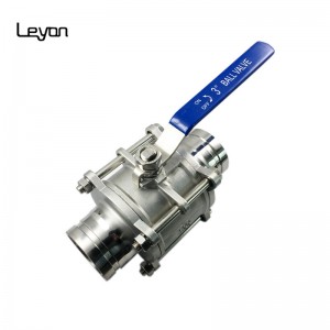 China Cheap price Carbon Steel Pipe Fittings - Factory directly 3pcs cf8m stainless steel ball valve with Grooved End – Leyon