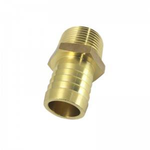 NPT Male Reducer Pipe Brass Hex Nipple Connector