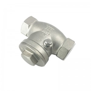 water supply stainless steel swing check valve sanitary valve manufacturer