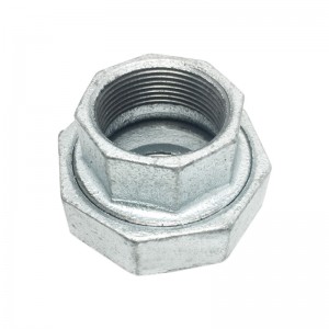 Cast Iron Female Threaded Pipe Fittings Union Galvanized Pipe Connector