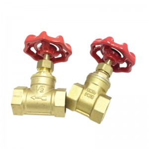 double female thread brass ball valve drinking water usage connect with copper pipe