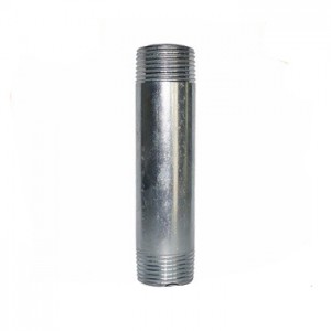 China Cheap price Pipe Nipple Manufacturer - galvanized sand blasting treatment nipple thread connect carbon steel  – Leyon