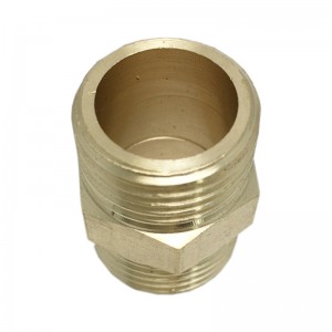 Professional Factory Pipe Fitting Brass hex nipple joint end fitting