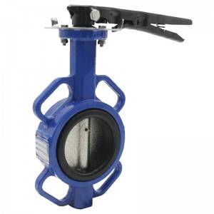 Short neck ductile iron Water TYPE wafer Butterfly Valves