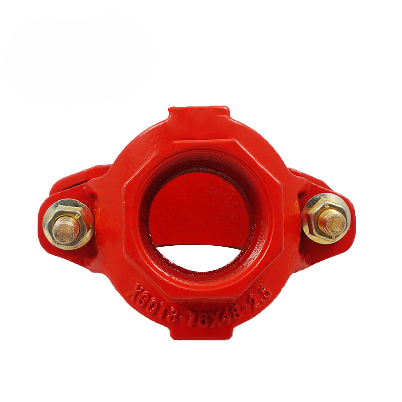 OEM Supply Grooved Elbow 90 - Grooved Pipe Fittings Ductile cast iron Mechanical Cross Threaded Outlet – Leyon