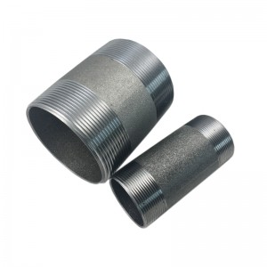 2020 High quality 20mm Threaded Pipe -  sand blasting treatment nipple equal length thread plumbing connector – Leyon