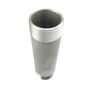 Galvanized steel pipe nipple Male and female BSP threaded Carbon Steel Steam Pipe Nipple Price