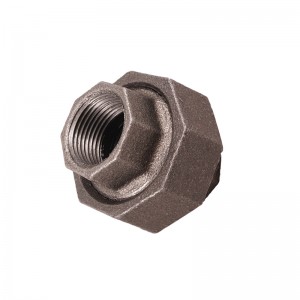 High quality Black malleable iron pipe fittings Union