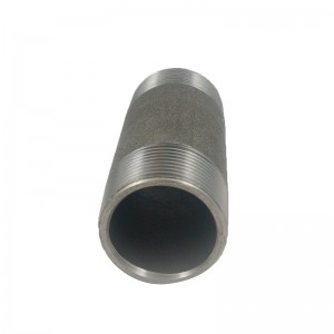 TBE barrel pipe nipple sand blasting customized length