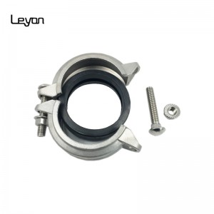 DN20-DN300 Factory price stainless steel grooved pipe fitting flexible grooved joint for Water supply
