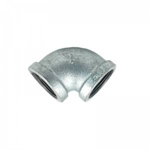 plain galvanized 90 degree elbow malleable iron pipe fittings male female elbow