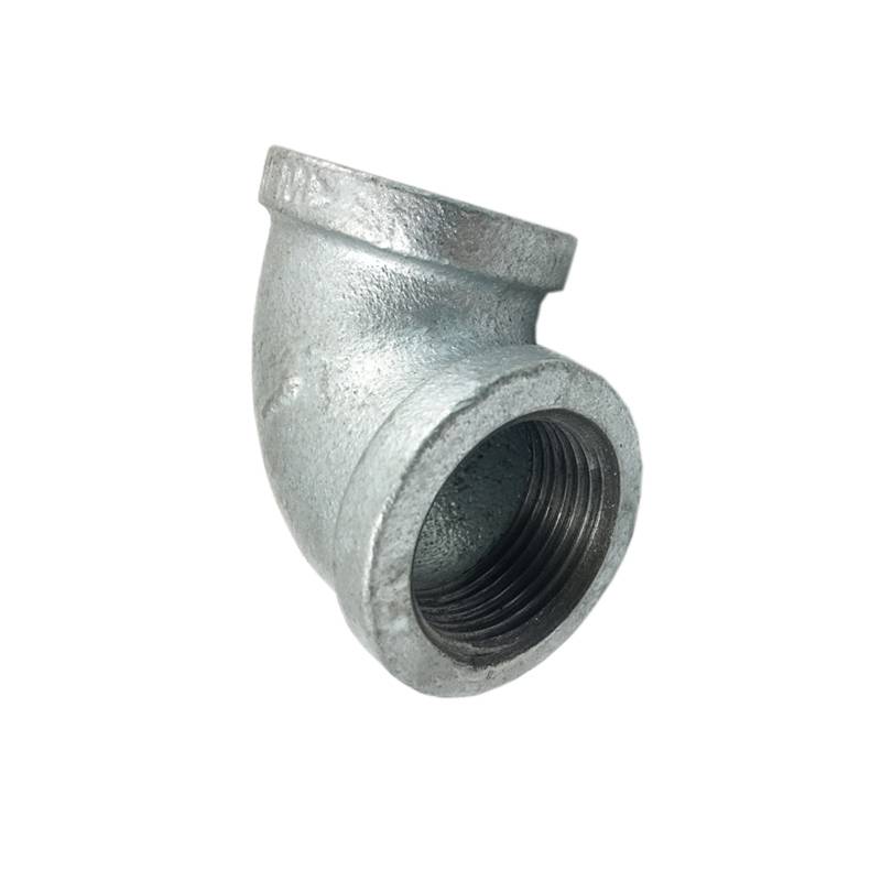 New Delivery for Types Of Plumbing Pipes Materials - plain galvanized 90 degree elbow malleable iron pipe fittings male female elbow – Leyon