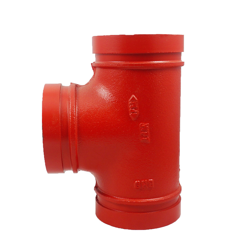 Grooved Pipe Fittings Ductile cast iron Tee for Fire fighting Featured Image