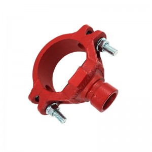 Good quality Flange Adaptor - Grooved Pipe Fittings Ductile cast iron Mechanical-T Outlet – Leyon