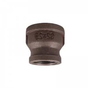 Black malleable 240 socket plumbing material home loft decoration fittings pipe fitting coupler