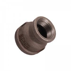Black banded malleable casting iron ASTM Malleable iron Straight NPT Thread reducing socket