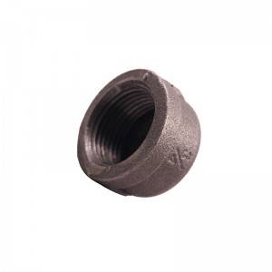 Malleable Iron Cast Iron Cap Threaded Pipe Fitting black pipe end cap