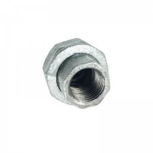 malleable iron pipe fitting union high quality hot dipped galvanized union flat seat union