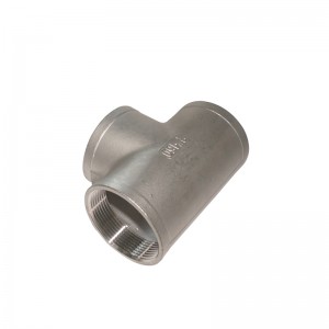 1/2” to 8” size Stainless Steel 304 316 Material Good Quality Female Threaded Pipe Fitting Tee