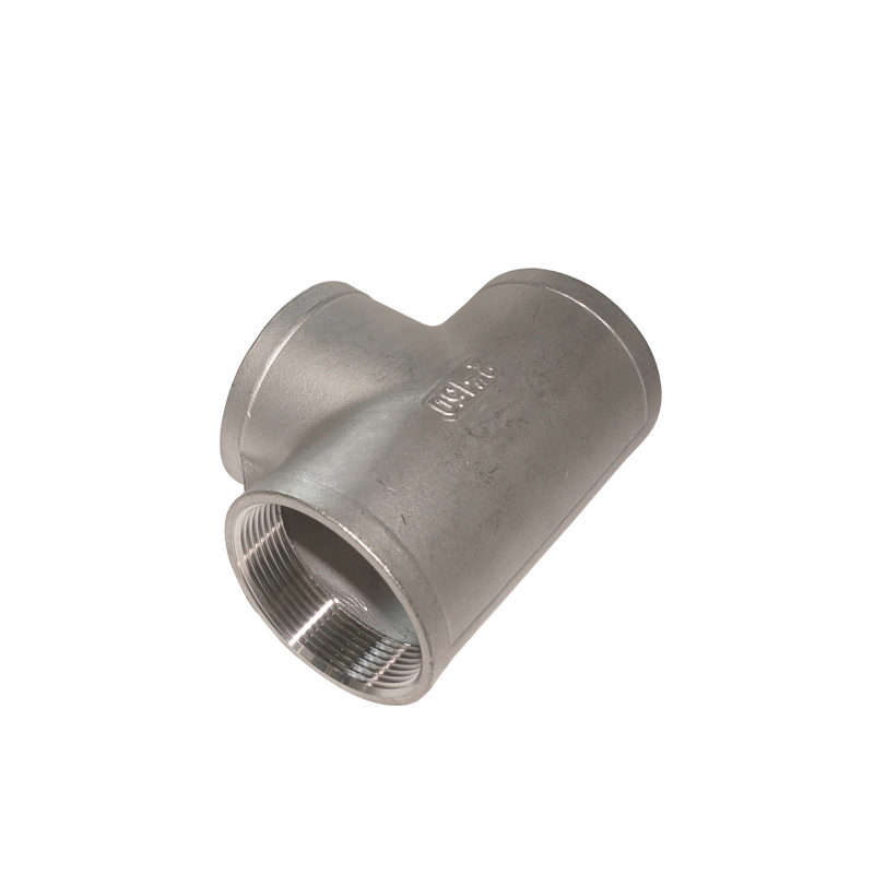 PriceList for Sanitary Fittings In Building - Stainless Steel Sanitary threaded three way tee for pipe connection – Leyon