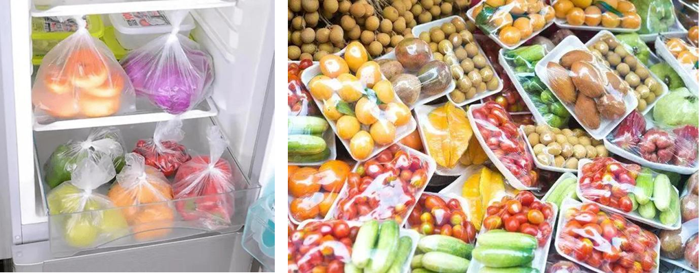 Is it harmful to put plastic bags in the refrigerator?