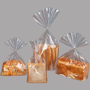 Wholesale China Transparent OPP Bread Poly Bag with Gusset Bottom
