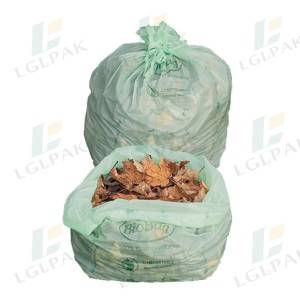 2019 New Style China Factory Price Compostable PLA+Pbat +Cornstrach/CaCO3 Biodegradable Garbage Bag, Trash Bag