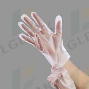 China Manufacturer for China Oxo Biodegradable Compostable Disposable Plastic CPE and TPE Glove Kitchen Cleaning Gloves