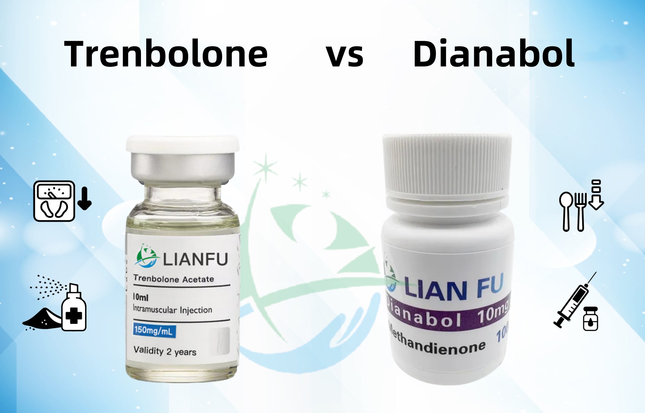 Trenbolone vs Dianabol， Which better, Stronger,and safer?