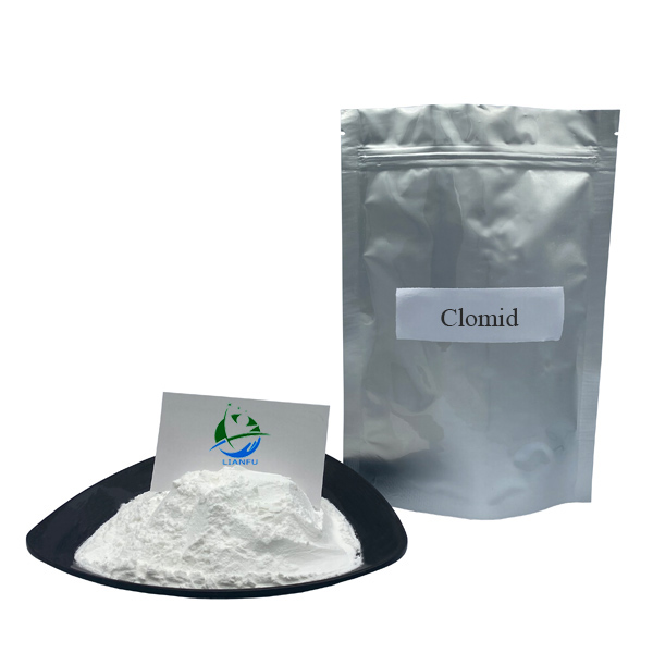 Raw clomid/Clomiphene citrate  powder Cas:50-41-9