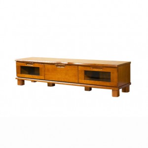 North America white oak capacious TV unit without legs