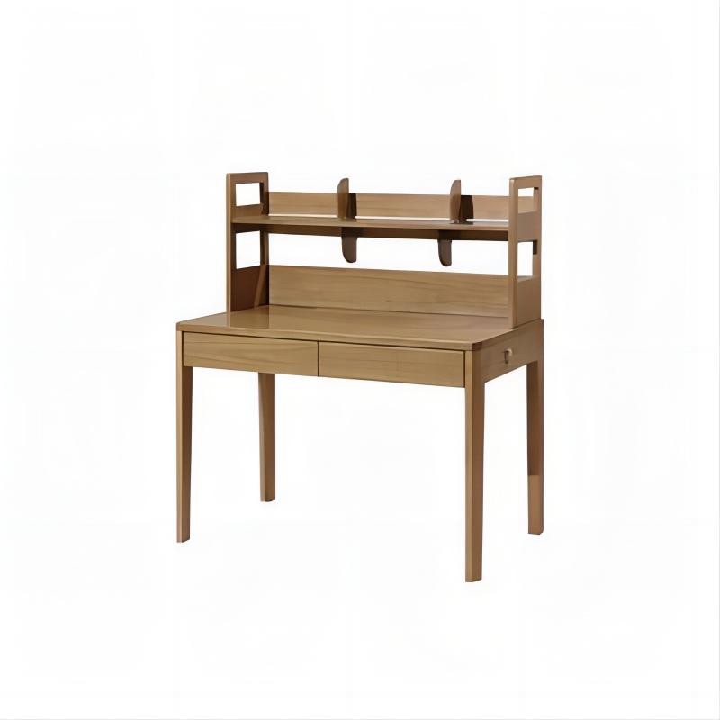 Solid white oak environment friendly combined student desk sets (1)
