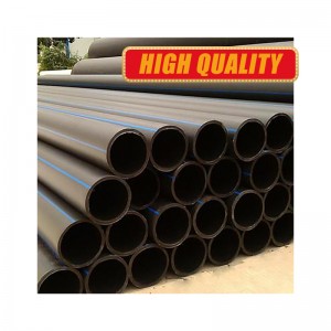 China Manufacturer PE100 32MM HDPE Polyethylene Black Pipe and Fittings for Water Supply