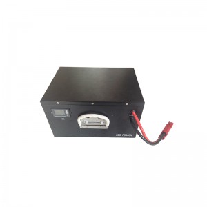 SOC and handle included 36V 40Ah LiFePO4 battery pack for electric scooter / motorcycle / bumper car