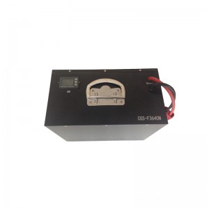 SOC and handle included 36V 40Ah LiFePO4 battery pack for electric scooter / motorcycle / bumper car