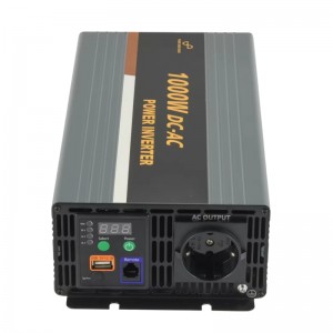 1000W DC to AC Pure Sine Wave Power Inverter 12V/120V