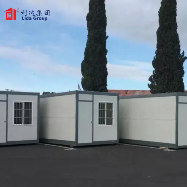 Extended Foldable Prefab Container Homes Expandable Cabin Foldable Container House
