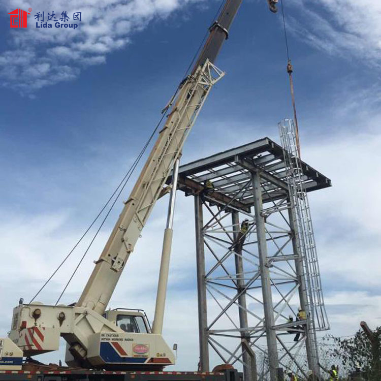 Lida Group’s Hot Dipped Galvanized Elevated Steel Structure Water Tank Tower