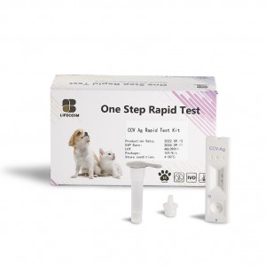 Lifecosm Canine Coronavirus Ag Test Kit to test dog CCV