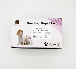 Κιτ δοκιμής σκύλου Leptospira IgM Ab Test Kit