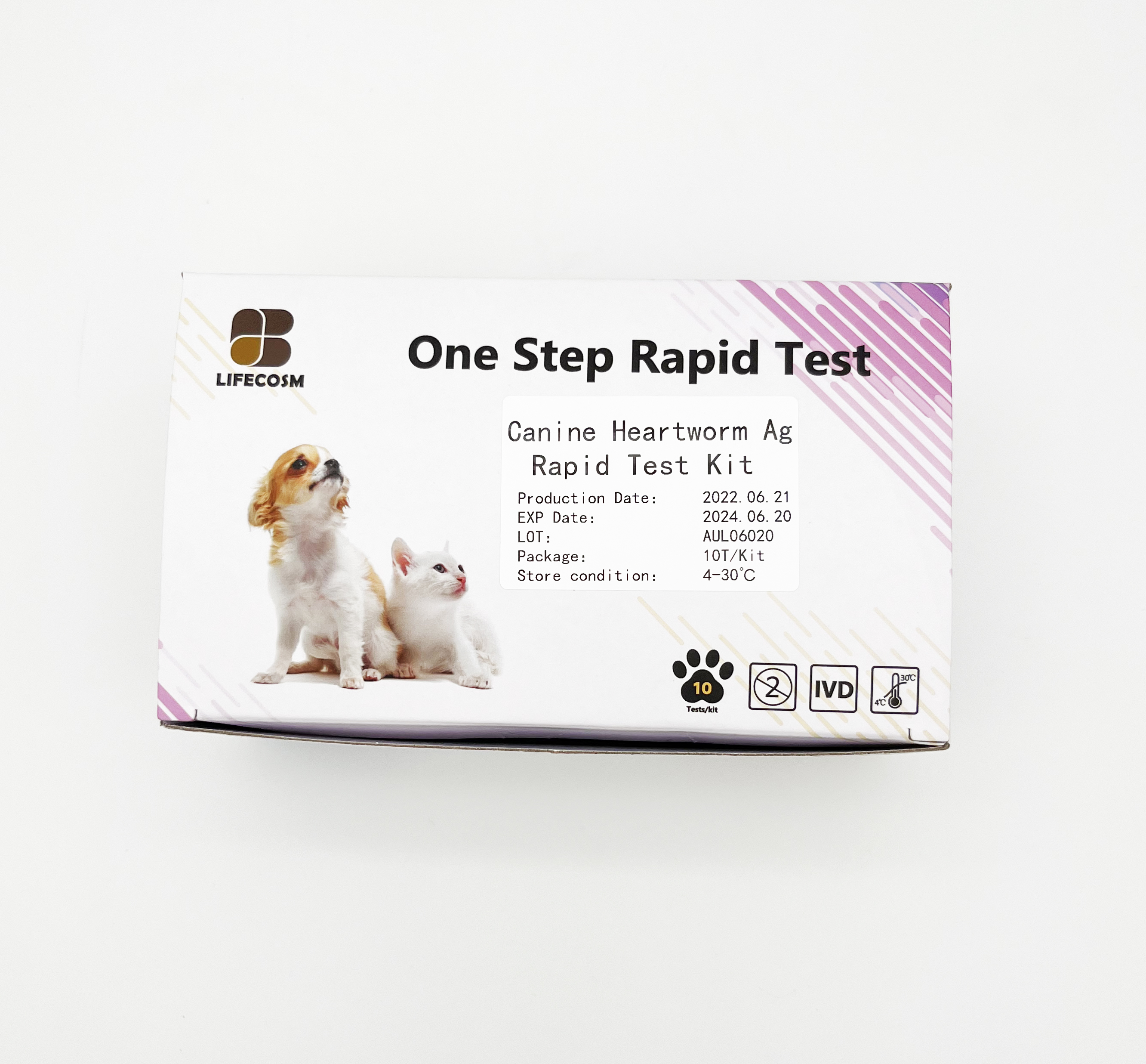 Canine Heartworm Ag ტესტის ნაკრები