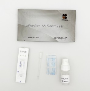 Kit de test Canine Leptospira IgM Ab Test Kit