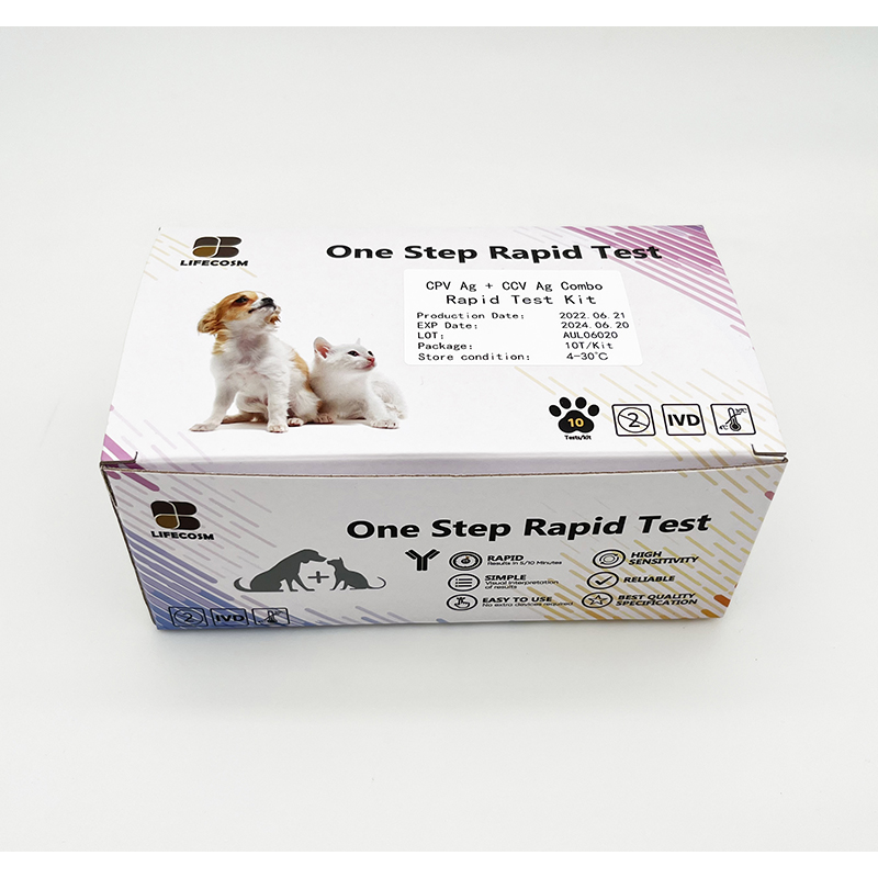 Labtest.Bio - Lifecosm Canine Coronavirus Ag/Canine Parvovirus Ag Test Kit to test dog CPV and CCV – Lifecosm